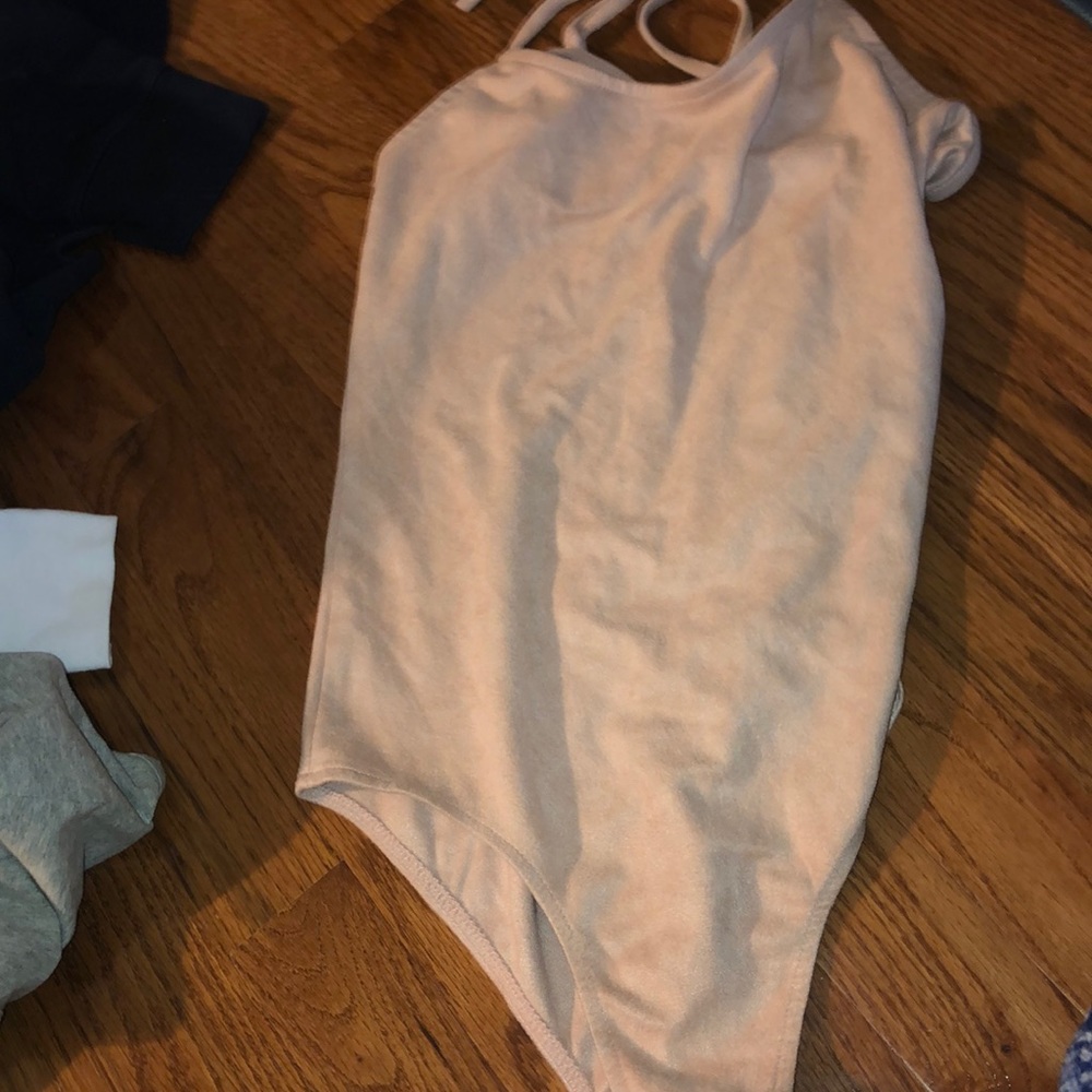 light pink bodysuit